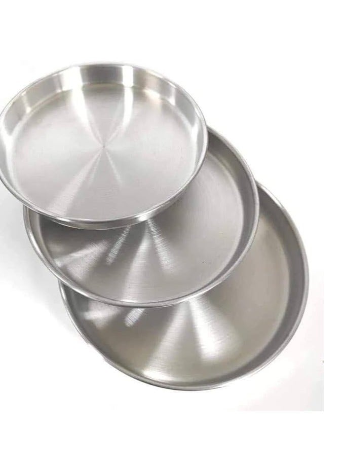 3-Piece Baking Tray Set – High-Quality Pizza & Basbousa Trays for Cooking and Baking T - Image 1